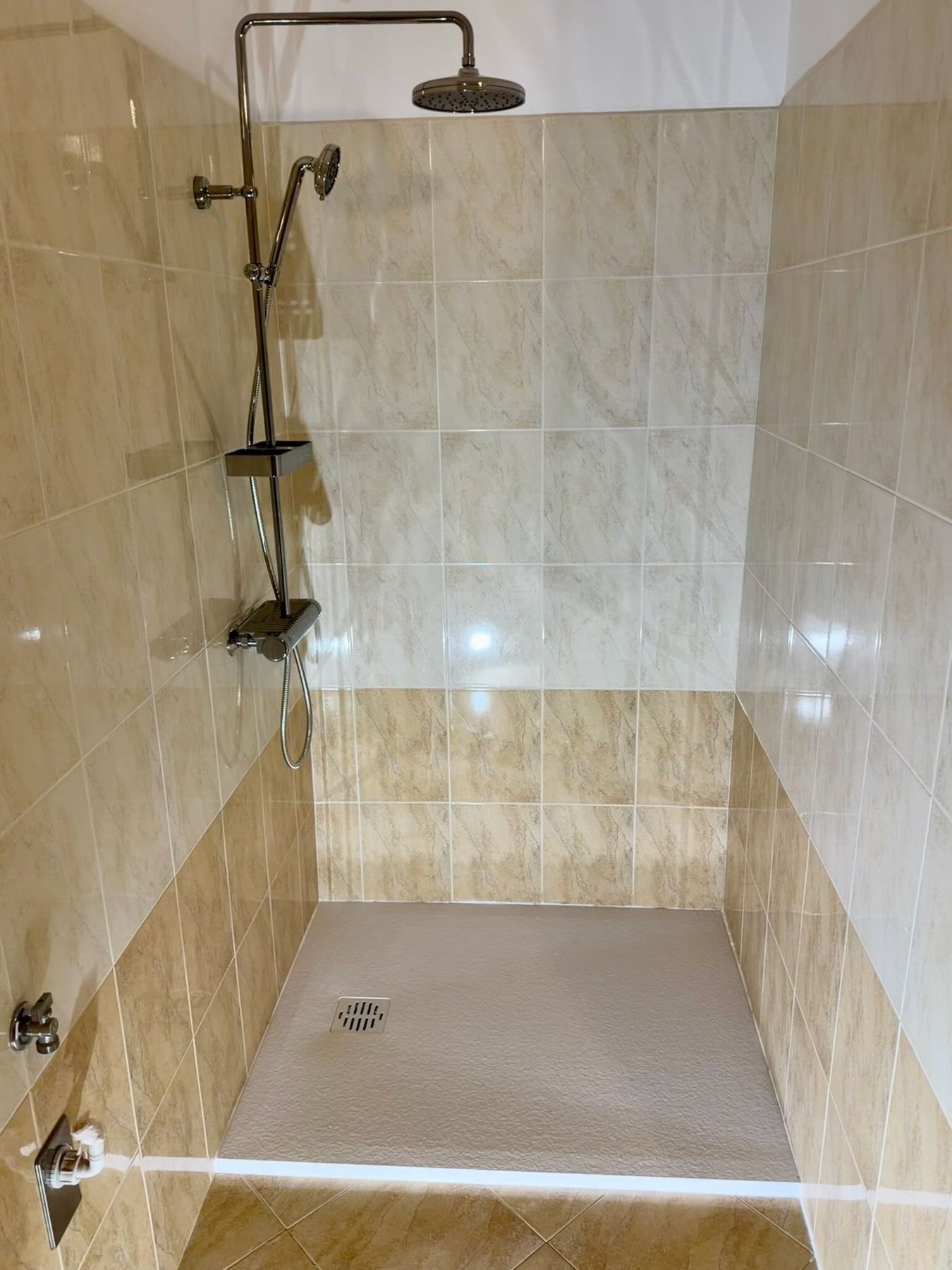 Current shower renovation progress